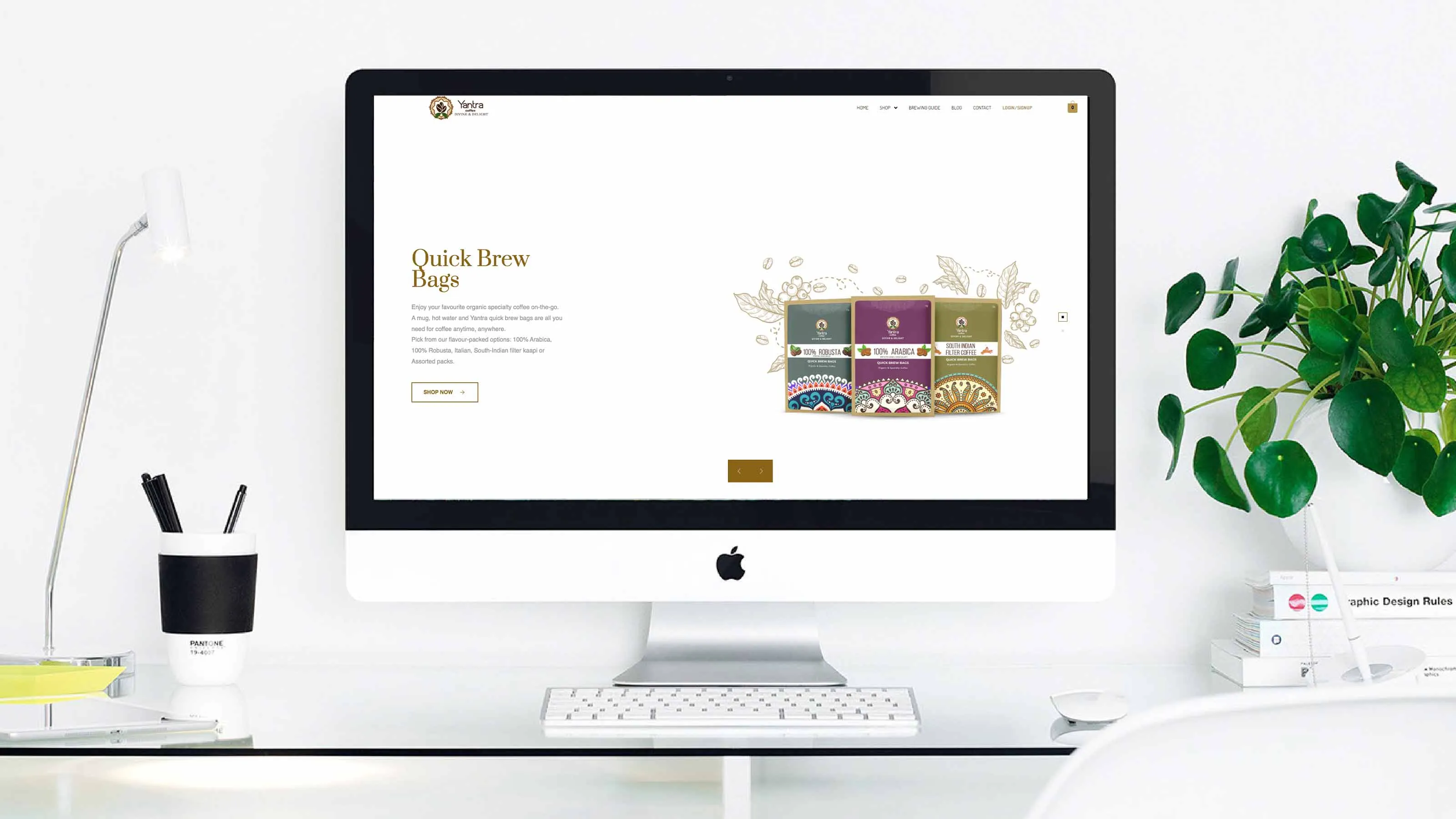 Elements Yantra Coffee Website