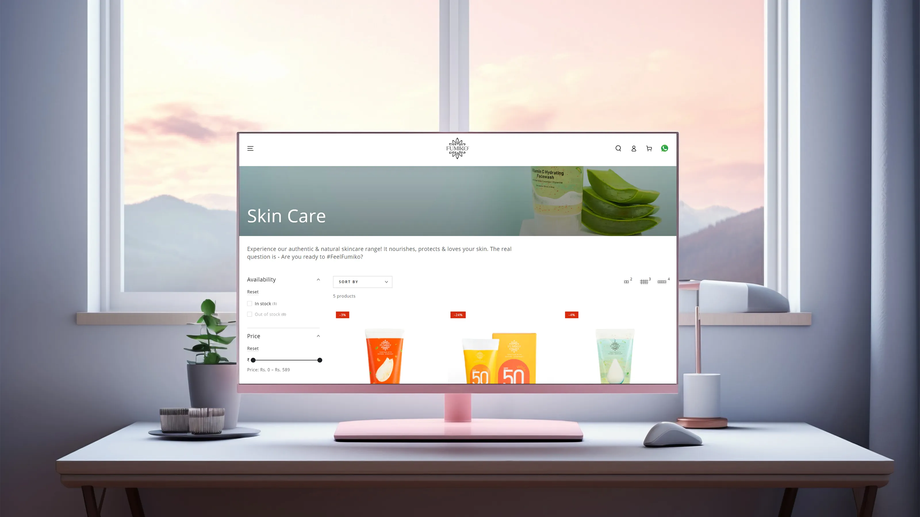 Elements Fumikocare Website